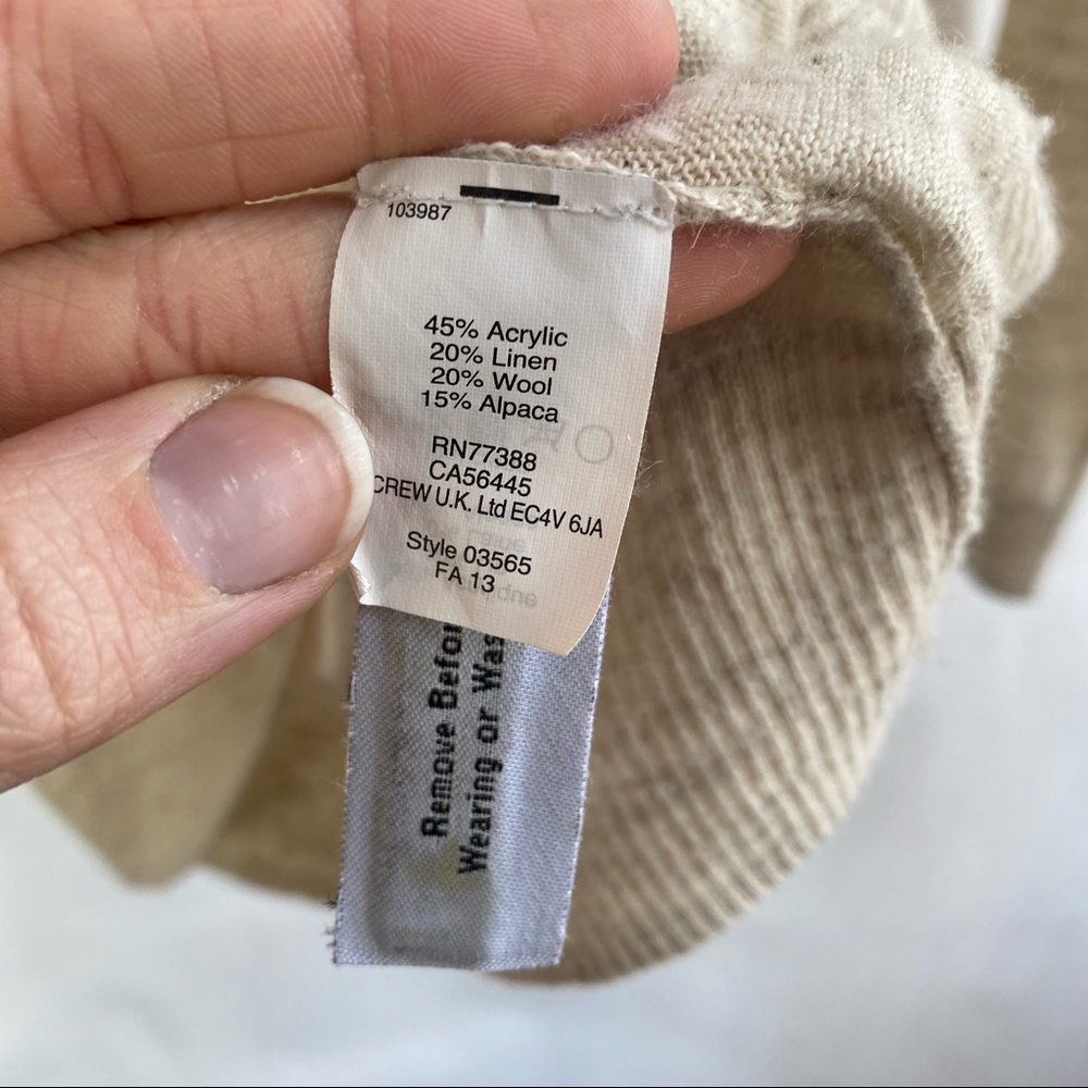 Madewell Tan Button Down Lightweight Cardigan - Picture 3 of 5